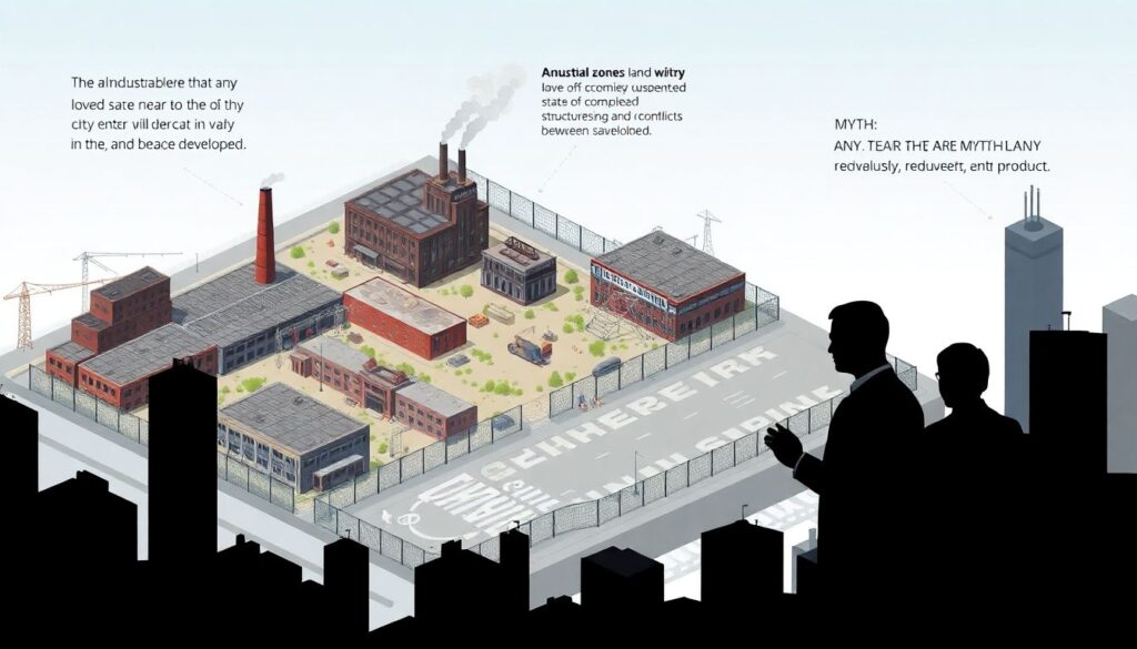 Сравнение эффективности городских проектов редевелопмента для инвесторов - иллюстрация