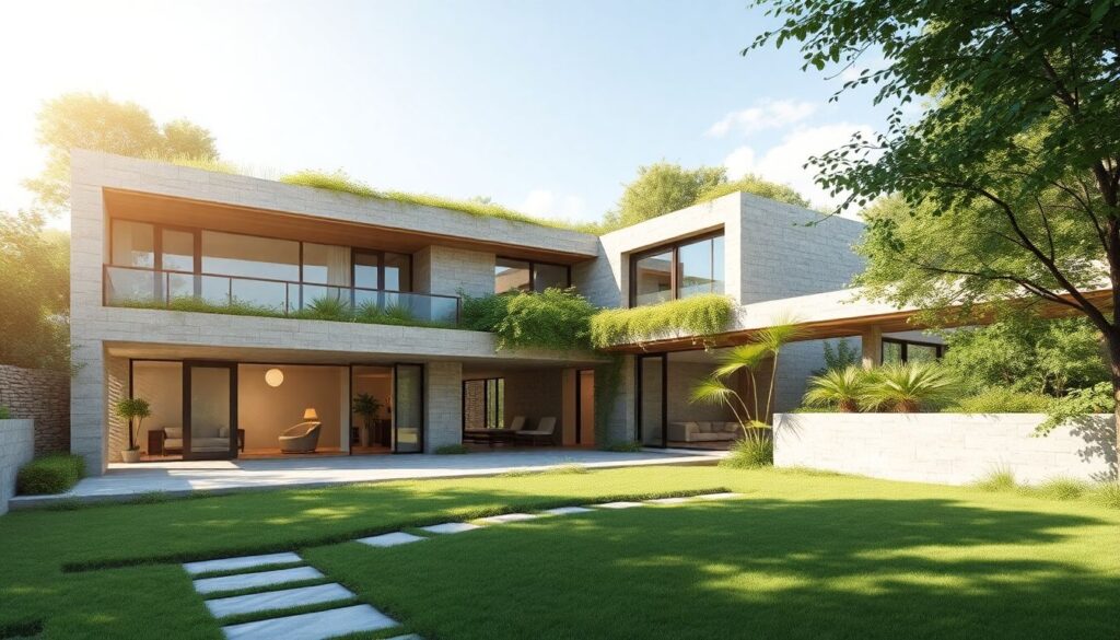 Arquitectура будущего: принципы устойчивой застройки и адаптивного дизайна - иллюстрация