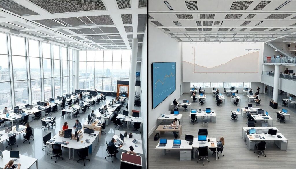 Аналитика спроса на офисы в постпандемическом мире - иллюстрация