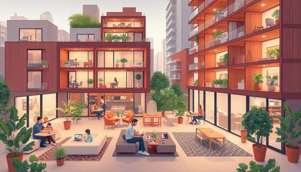 Эволюция жилых пространств: гибридные форматы жилья и офиса - иллюстрация