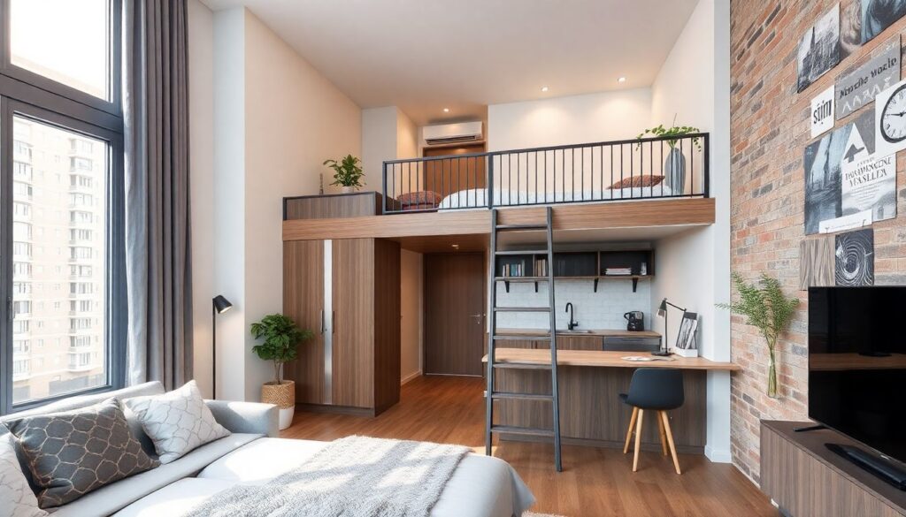 Тенденции в дизайне квартир-студий: функциональность против площади - иллюстрация