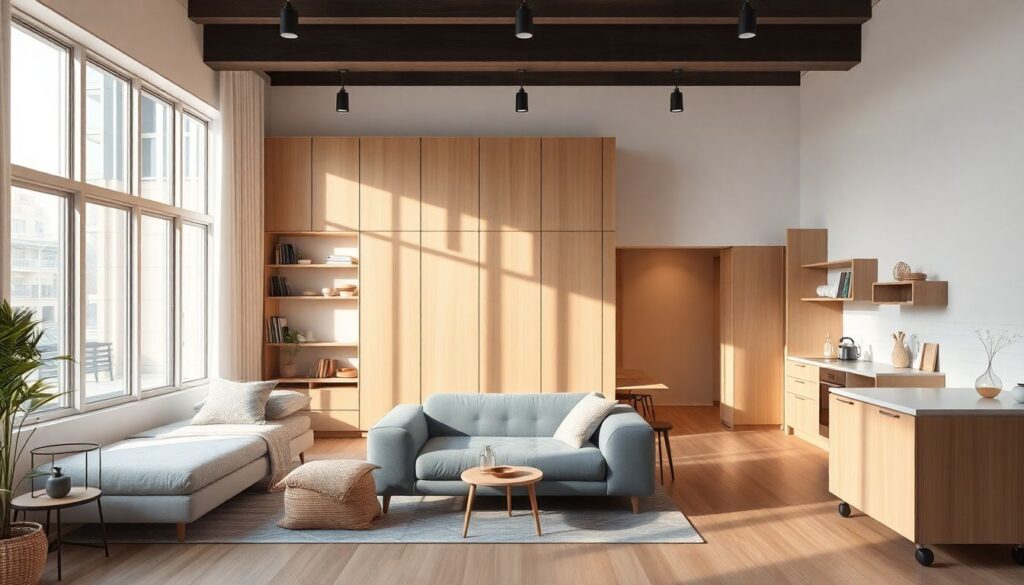 Тенденции в дизайне квартир-студий: функциональность против площади - иллюстрация