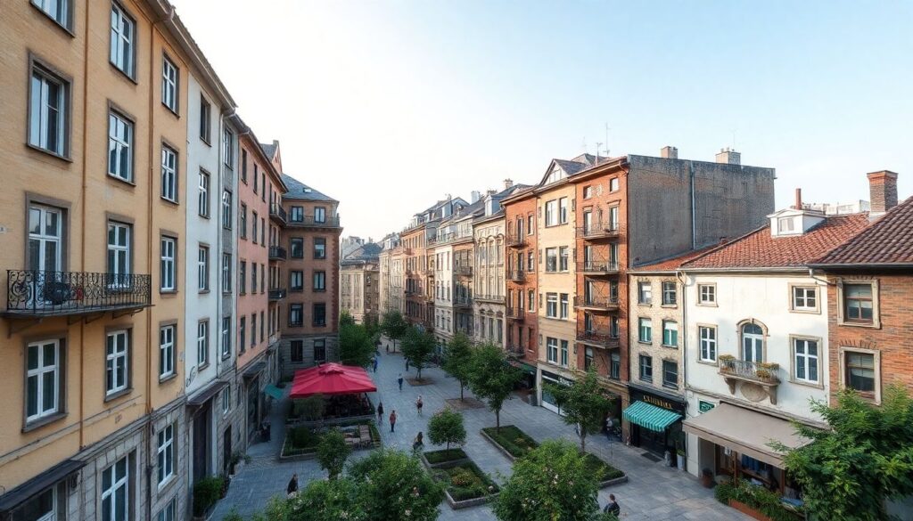 Как архитектура формирует идентичность района - иллюстрация