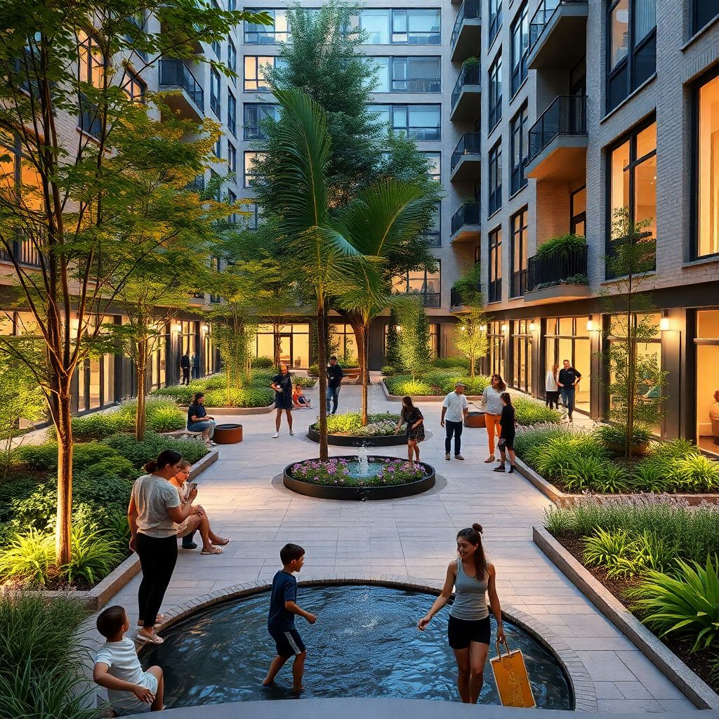 Тенденции благоустройства дворов и общественных пространств в 2025 году