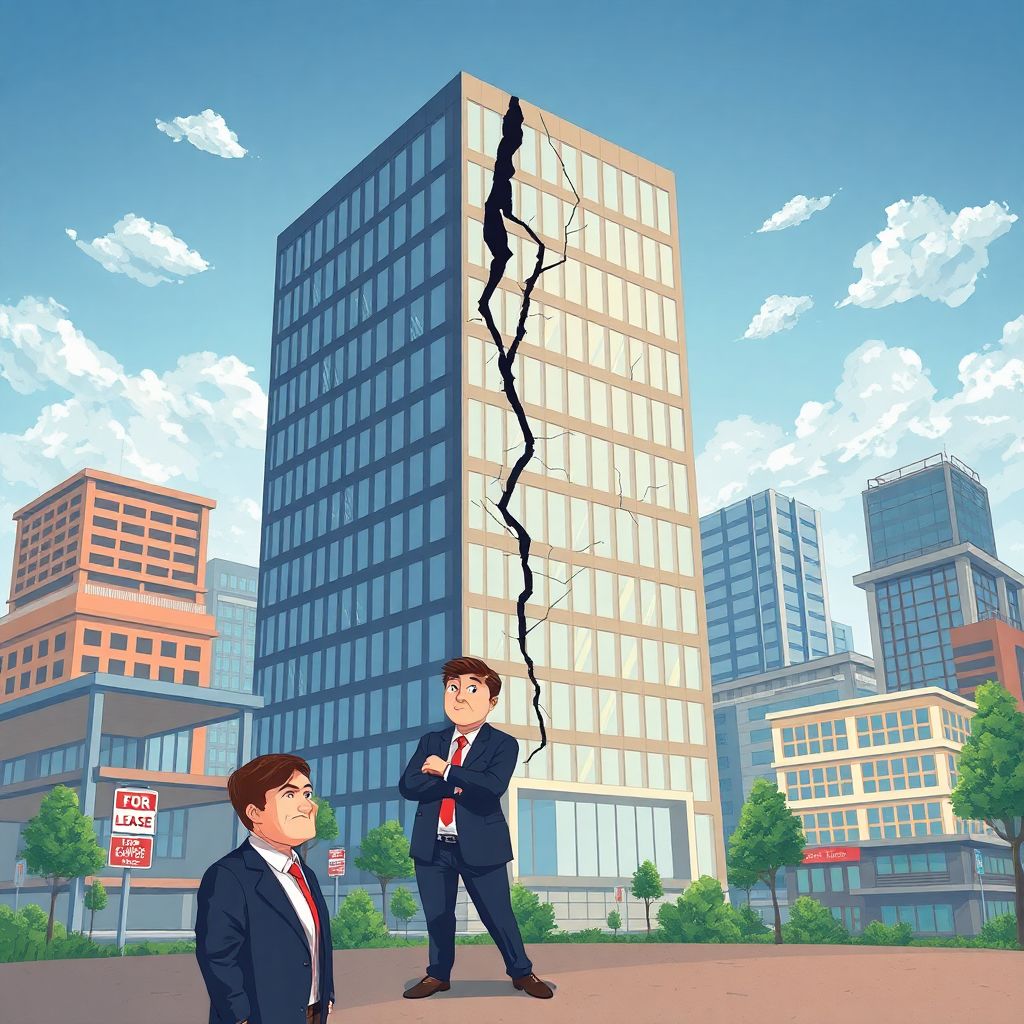 Трещины на рынке коммерческой недвижимости и что они означают для инвесторов