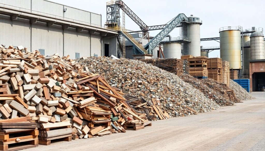 Искусство переработки отходов в урбанистике и архитектуре - иллюстрация