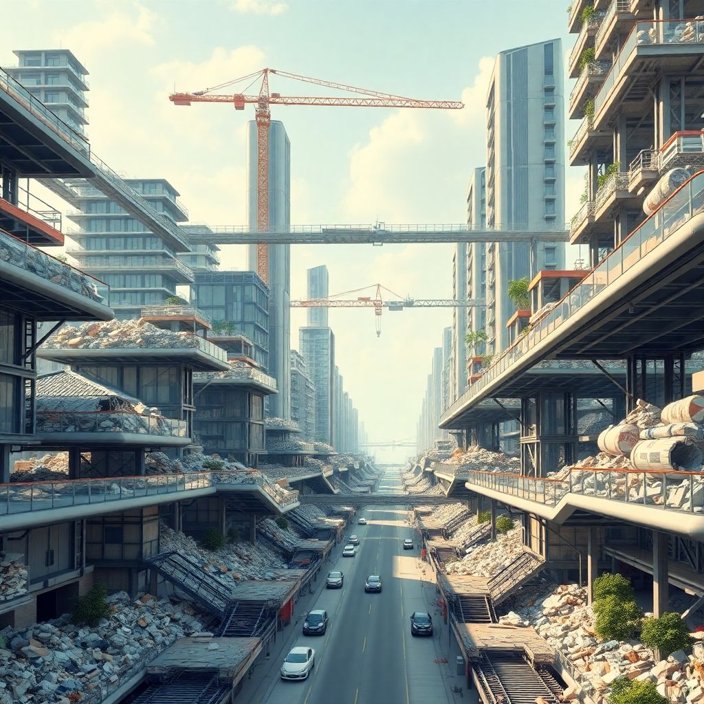 Переработка отходов в урбанистике и архитектуре как искусство города