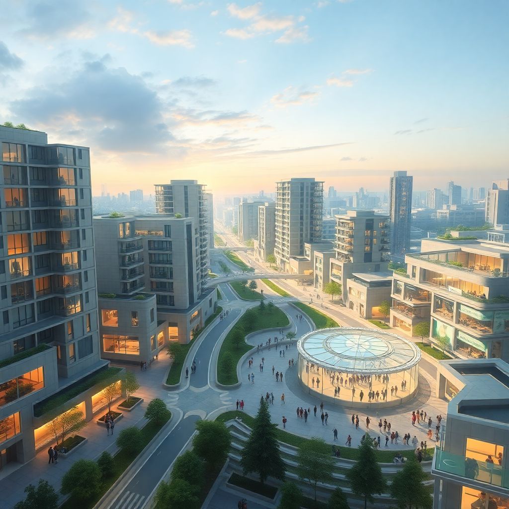 Города будущего: принципы планирования, архитектура и ключевые технологии